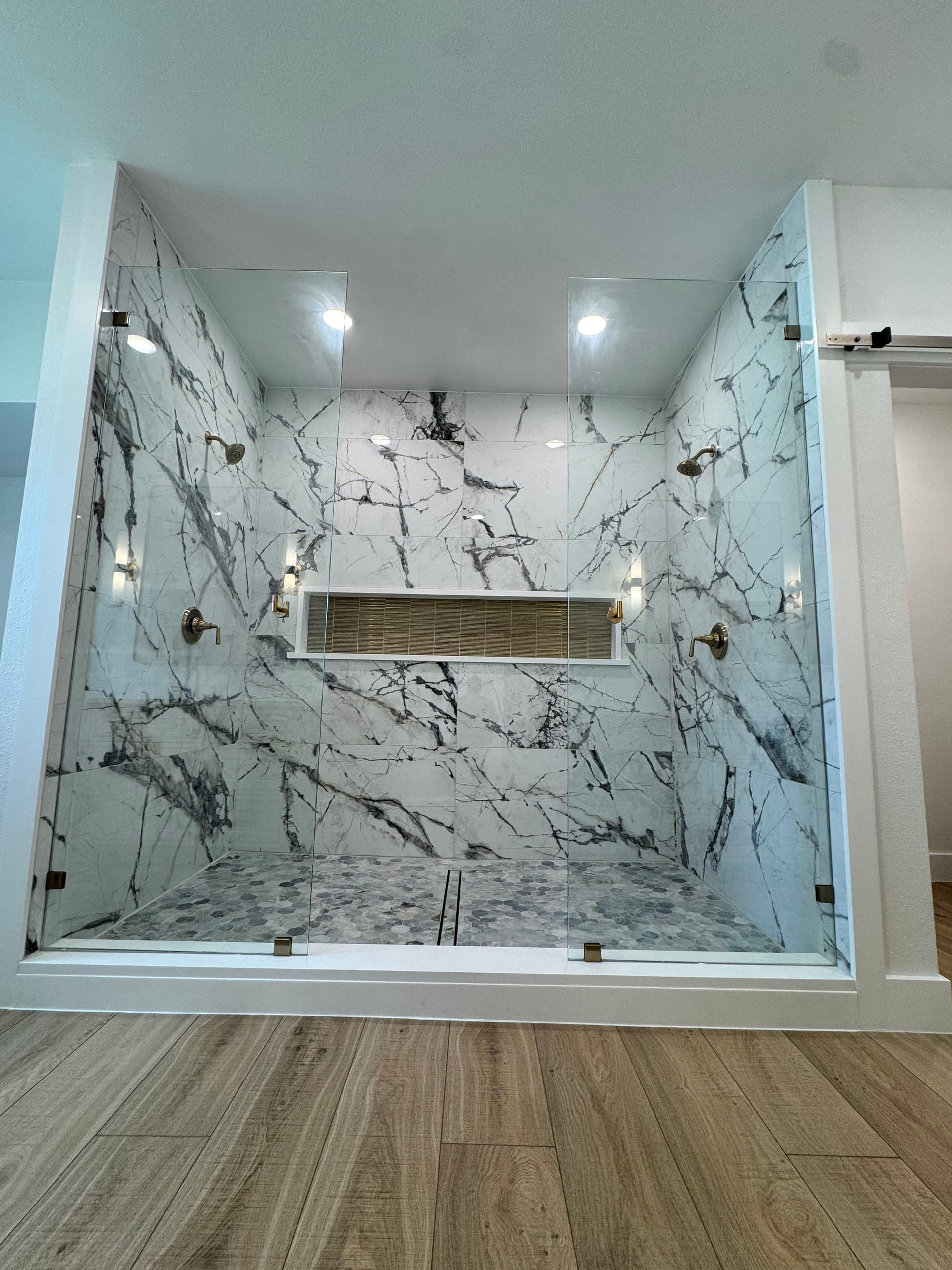 Gallery photos for This Master Bath Shower Build Is the Real Deal: Image #2